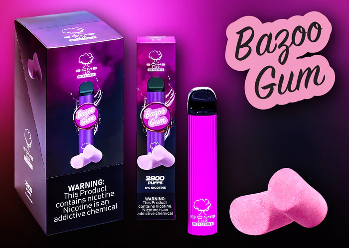 Bomb Lux Zero Bazoo Gum Disposable Vape Review